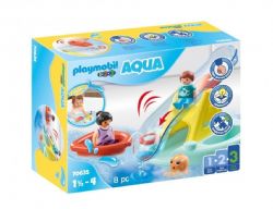// PLAYMOBIL 1-2-3 AQUA - ÎLE DE BAIGNADE AVEC TOBOGGAN AQUATIQUE #70635